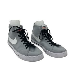 Nike Court Legacy Men's Athletic Sneakers Gray/White Shoes Size 13 Preowned